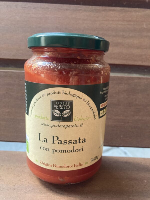 la passata con pomodori bio 340 gram