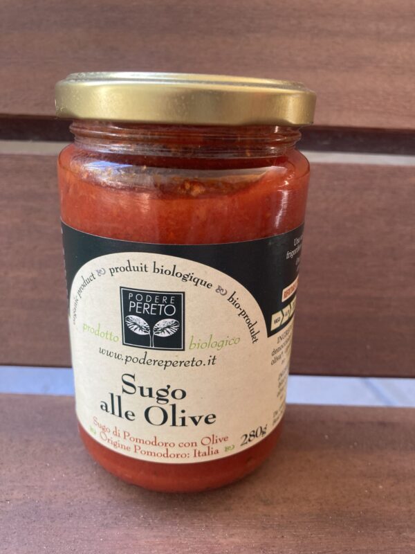 sugo di pomodoro alle olive bio 280 gram